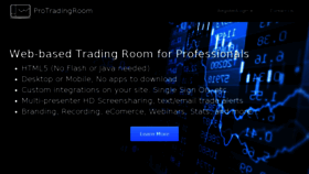 What Protradingroom.com website looked like in 2017 (6 years ago)