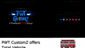 What Pwtcustomz.com website looked like in 2017 (6 years ago)