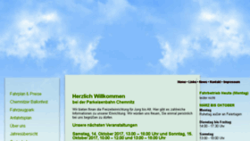 What Parkeisenbahnchemnitz.de website looked like in 2017 (6 years ago)