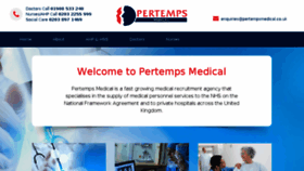 What Pertemps-medical.co.uk website looked like in 2017 (6 years ago)