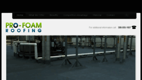 What Profoam.ca website looked like in 2017 (6 years ago)