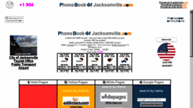 What Phonebookofjacksonville.com website looked like in 2017 (6 years ago)