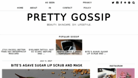 What Prettygossip.com website looked like in 2017 (6 years ago)