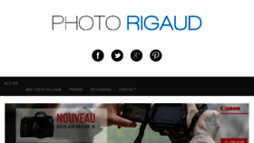 What Photorigaud.com website looked like in 2017 (6 years ago)