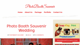 What Photoboothsouvenir.com website looked like in 2017 (6 years ago)