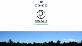 What Piddleville.com website looked like in 2017 (6 years ago)