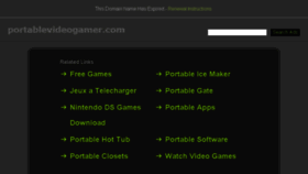 What Portablevideogamer.com website looked like in 2017 (6 years ago)