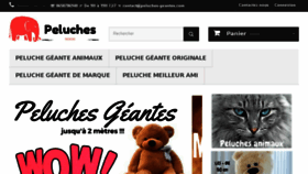 What Peluches-geantes.com website looked like in 2017 (6 years ago)