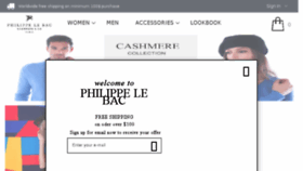 What Philippelebac.com website looked like in 2017 (6 years ago)