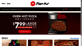 What Pizzahut.com website looked like in 2017 (6 years ago)