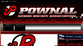 What Pownalminorhockey.com website looked like in 2017 (6 years ago)