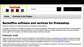 What Prestools.com website looked like in 2017 (6 years ago)