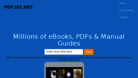 What Pdf101.net website looked like in 2017 (6 years ago)