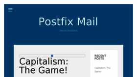What Postfixmail.com website looked like in 2017 (6 years ago)