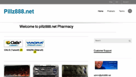 What Pillz888.net website looked like in 2017 (6 years ago)