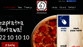 What Pizzadominium.pl website looked like in 2017 (6 years ago)