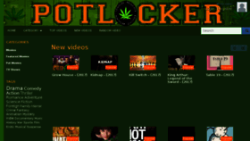 What Potlocker.me website looked like in 2017 (6 years ago)