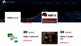 What Physter.com website looked like in 2017 (7 years ago)