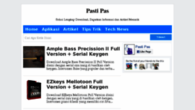 What Pastipas.com website looked like in 2017 (6 years ago)