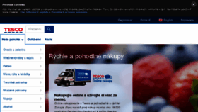 What Potravinydomov.itesco.sk website looked like in 2017 (6 years ago)