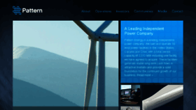 What Patternenergy.com website looked like in 2017 (6 years ago)