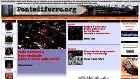 What Pontediferro.org website looked like in 2017 (6 years ago)