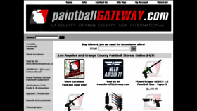What Paintballgateway.com website looked like in 2017 (6 years ago)