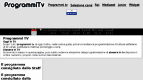 What Programmitv.com website looked like in 2017 (8 years ago)