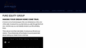 What Pureequitygroup.com website looked like in 2017 (6 years ago)