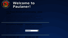 What Paulaner.com website looked like in 2017 (6 years ago)