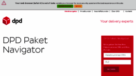 What Paketnavigator.at website looked like in 2017 (6 years ago)