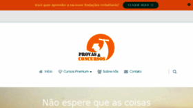 What Provaseconcursos.com.br website looked like in 2017 (6 years ago)