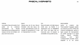 What Pascalmorabito.com website looked like in 2017 (6 years ago)