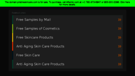 What Pristineskincare.com website looked like in 2017 (6 years ago)