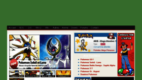 What P-pokemon.com website looked like in 2017 (6 years ago)