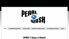 What Pearlcarwash.com website looked like in 2017 (6 years ago)