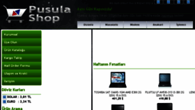 What Pusulashop.com website looked like in 2017 (6 years ago)