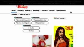 What Patronesmil.es website looked like in 2017 (6 years ago)