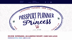 What Passportplanner.com website looked like in 2017 (6 years ago)