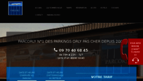 What Parcorly.fr website looked like in 2017 (6 years ago)