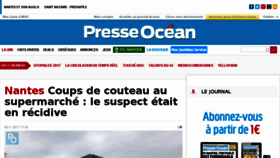 What Presseocean.fr website looked like in 2017 (6 years ago)
