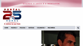 What Portal25horas.com.br website looked like in 2017 (6 years ago)