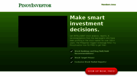 What Pinoyinvestor.com website looked like in 2017 (6 years ago)