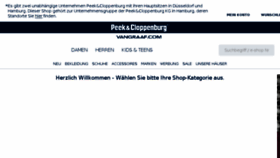 What Peek-und-cloppenburg.de website looked like in 2017 (6 years ago)