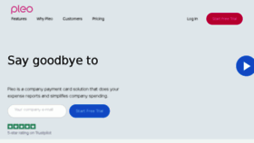 What Pleo.dk website looked like in 2017 (6 years ago)