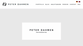 What Peterdahmen.de website looked like in 2017 (6 years ago)