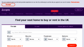What Pro.zoopla.co.uk website looked like in 2017 (6 years ago)