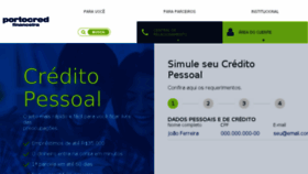 What Portocred.com.br website looked like in 2017 (6 years ago)