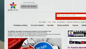 What Printmedia.pl website looked like in 2017 (6 years ago)