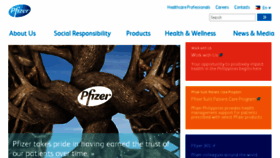 What Pfizer.com.ph website looked like in 2017 (6 years ago)